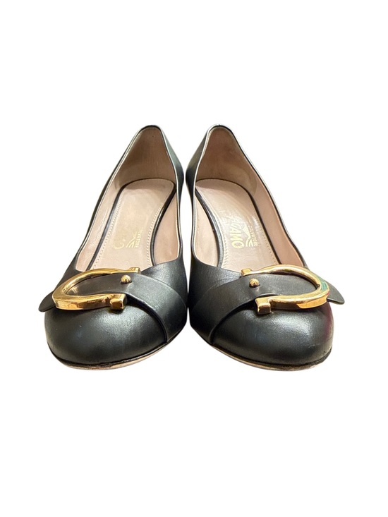 Salvatore Ferragamo Shoes - VINTAGE SALVATORE FERRAGAMO GANCINI PUMPS